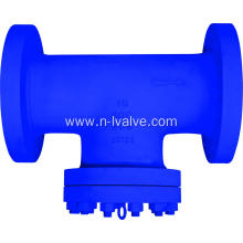 Casted Steel T Type Industrial Strainer